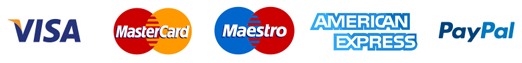 SABIVO Design accepts MasterCard MAESTRO VISA Credit Debit Cards and PayPal Payments